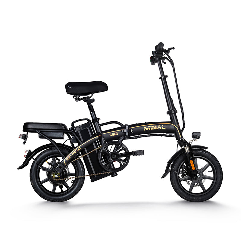 MINAL M2 電動アシスト自転車 ブラック Minal M2 14