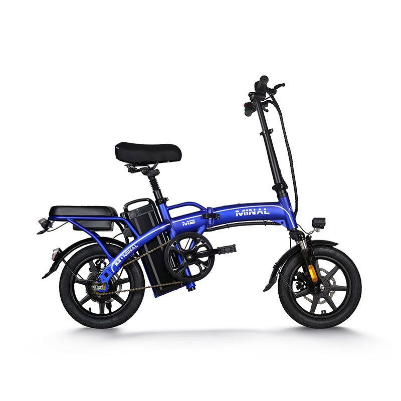 MINAL M2 折りたたみ電動アシスト自転車 ブラック Minal M2 14